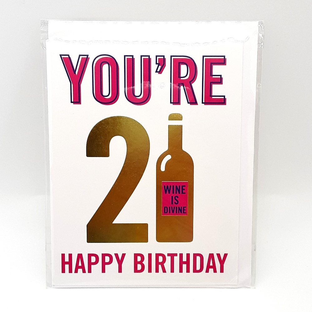 Ann Page 21th Birthday Card